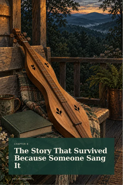 Appalachian Secrets page opening the chapter about the ballad Barbara Allen